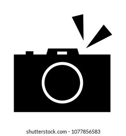Camera Icon in trendy flat style isolated on white background. Camera symbol for your web site design, logo, app, UI. Vector illustration, EPS10.
