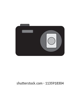 Camera Icon in trendy flat style isolated on white background. Camera symbol for your web site design, logo, app, UI. Vector illustration, EPS10.