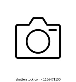 Camera icon in trendy flat style isolated on white background. Camera symbol for your web site design, logo, app, UI. Vector illustration, EPS10.