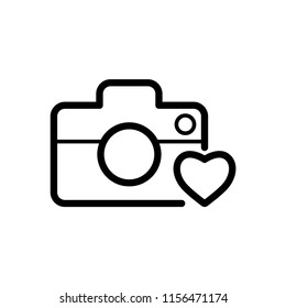 Camera icon in trendy flat style isolated on white background. Camera symbol for your web site design, logo, app, UI. Vector illustration, EPS10.
