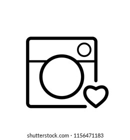Camera icon in trendy flat style isolated on white background. Camera symbol for your web site design, logo, app, UI. Vector illustration, EPS10.