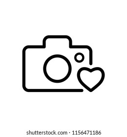 Camera icon in trendy flat style isolated on white background. Camera symbol for your web site design, logo, app, UI. Vector illustration, EPS10.
