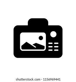 Camera icon in trendy flat style isolated on white background. Camera symbol for your web site design, logo, app, UI. Vector illustration, EPS10.