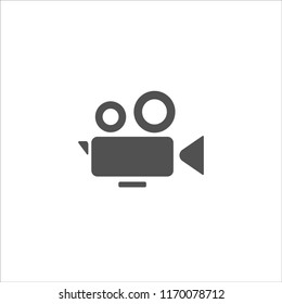 Camera Icon in trendy flat style isolated on white background. For mobile user interface ( UI ) . App, website and operating system icons. Vector illustration, Adobe illustrator EPS10 compatible.