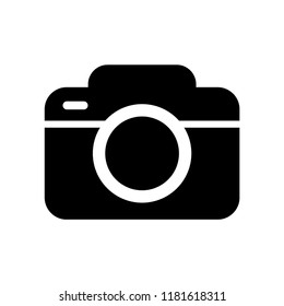 Camera Icon in trendy flat style isolated on white background
