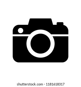 Camera Icon in trendy flat style isolated on white background