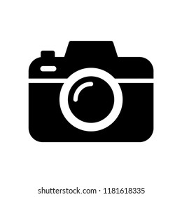 Camera Icon in trendy flat style isolated on white background