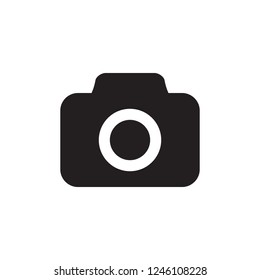 Camera Icon in trendy flat style isolated on grey background. Camera symbol for your web site design, logo, app, UI. Vector illustration, EPS10.