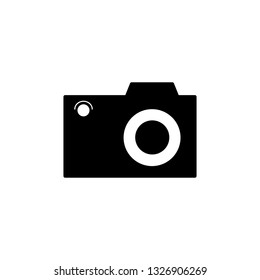 Camera Icon in trendy flat style isolated on grey background. Camera symbol for your web site design, logo, app. Vector illustration