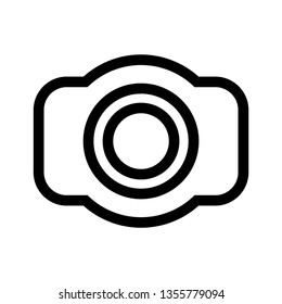 Camera Icon in trendy flat style isolated on white background