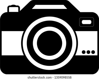 Camera Icon in trendy flat style isolated on grey background. Camera symbol for your web site design, logo, app, UI. Vector illustration, EPS10.