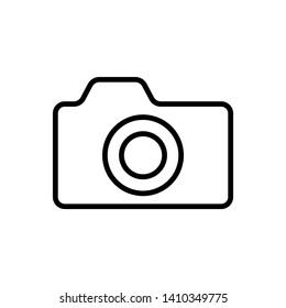 Camera Icon in trendy flat style isolated on white background