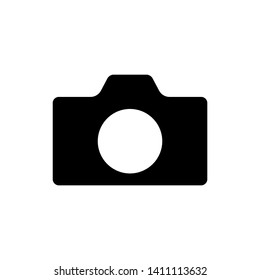 Camera Icon in trendy flat style isolated on white background