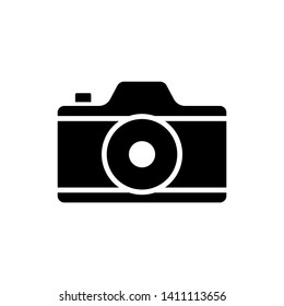 Camera Icon in trendy flat style isolated on white background