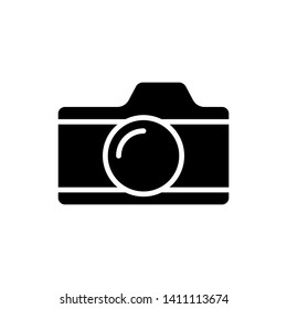 Camera Icon in trendy flat style isolated on white background