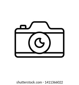 Camera Icon in trendy flat style isolated on white background