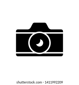 Camera Icon in trendy flat style isolated on white background