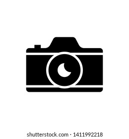 Camera Icon in trendy flat style isolated on white background