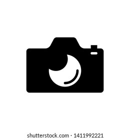 Camera Icon in trendy flat style isolated on white background