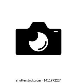 Camera Icon in trendy flat style isolated on white background