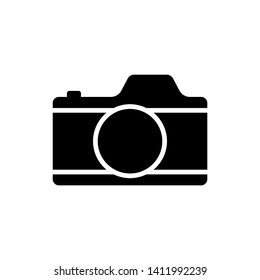 Camera Icon in trendy flat style isolated on white background