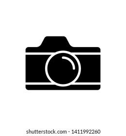 Camera Icon in trendy flat style isolated on white background