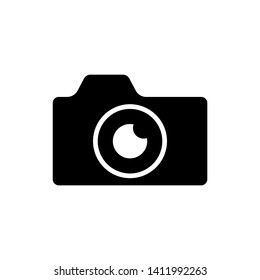Camera Icon in trendy flat style isolated on white background
