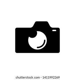 Camera Icon in trendy flat style isolated on white background