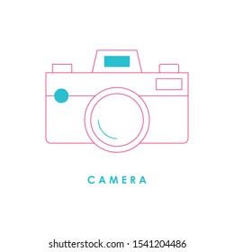 
Camera Icon in trendy flat style isolated on grey background. Camera symbol for your web site design, logo, app, UI. Vector illustration, EPS10.