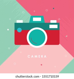 
Camera Icon in trendy flat style isolated on grey background. Camera symbol for your web site design, logo, app, UI. Vector illustration, EPS10.