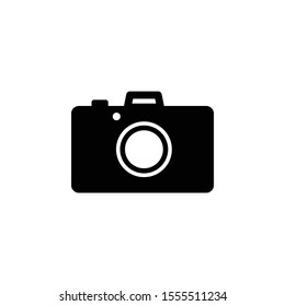 Camera Icon in trendy flat style isolated on grey background. Camera symbol for your web site design, logo, app, UI. Vector illustration, EPS10.