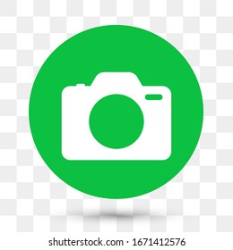Camera Icon in trendy flat style