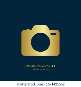 Camera Icon in trendy flat style