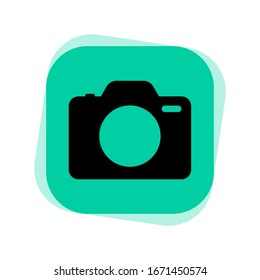 Camera Icon in trendy flat style
