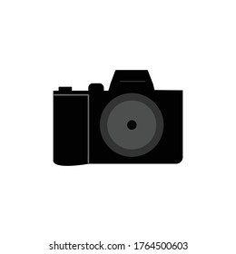 Camera Icon in trendy flat style isolated on grey background. Camera symbol for your web site design, logo, app, UI. Vector illustration, EPS10.