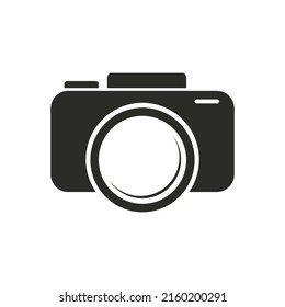 Camera Icon in trendy flat style isolated on white background. Camera symbol vector illustration.