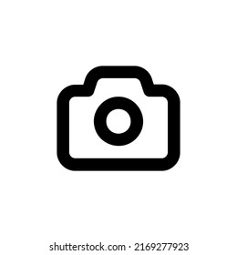 Camera Icon in trendy flat style isolated. Photo symbol for your web site design, logo, app, UI. Vector EPS 10