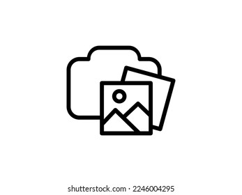 Camera-Symbol im trendigen, flachen Stil einzeln auf grauem Hintergrund. Kamerasymbol für Ihr Website-Design, Logo, App, Benutzeroberfläche