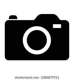 Camera Icon in trendy flat style isolated on grey background. Camera symbol for your web site design, logo, app, UI. Vector illustration. Photo camera vector icon.