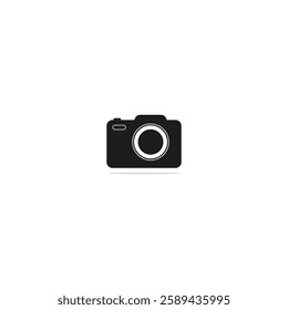 Camera Icon in trendy flat style isolated on grey background. Camera symbol for your web site design, logo, app, UI. Vector illustration, EPS10.