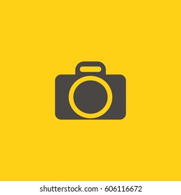 Camera Icon in trendy flat style