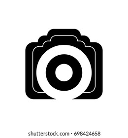 Camera Icon in trendy flat style isolated on grey background. Camera symbol for your web site design, logo, app, UI. Vector illustration, EPS10.