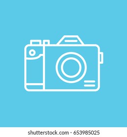 Camera Icon in trendy style. Camera symbol for your web site design, logo, app, UI. Vector illustration