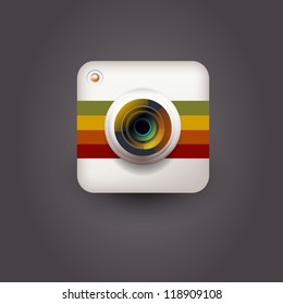 Camera icon for user interface