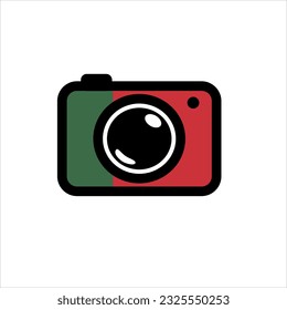 camera icon with various models and motifs of country flags. Indonesia, America, India, Portugal, Argentina, Japan, Russia, Palestine, Netherlands, Germany, Italy, Qatar.