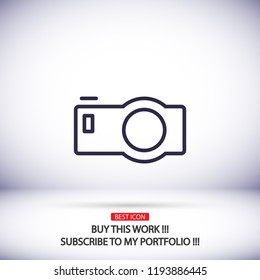 Camera Icon VECTOR 10  EPS