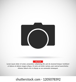 Camera Icon VECTOR 10  EPS