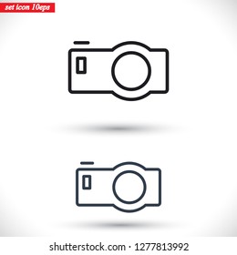 Camera Icon VECTOR 10  EPS