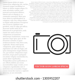 Camera Icon VECTOR 10  EPS