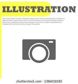 Camera Icon VECTOR 10  EPS. 